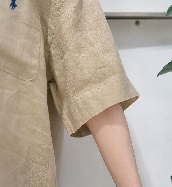 Rouge vif「【POLO RALPH LAUREN/ポロラルフローレン】クラシックフィットリネ」|シャツ・ブラウス|