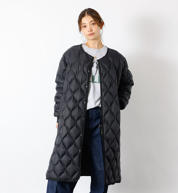 Rouge vif「【TAION / タイオン】ミリタリーオーバーサイズ クルーネック ダウンジャケ」|ダウン|