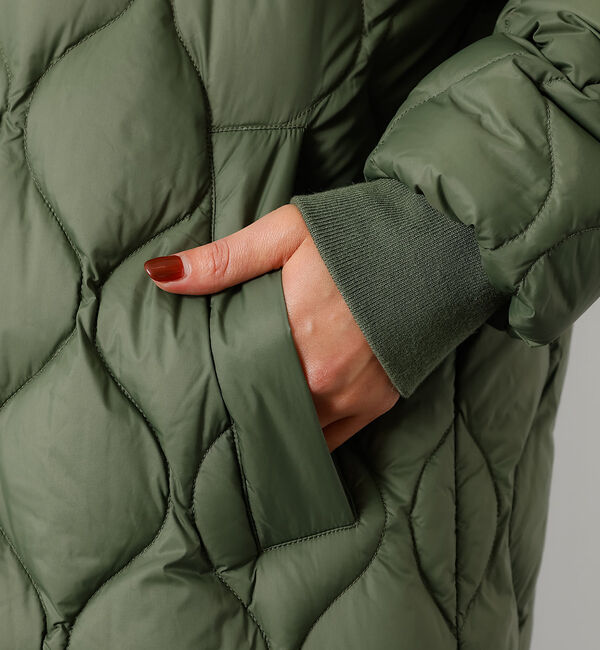 Rouge vif「【TAION / タイオン】ミリタリーオーバーサイズ クルーネック ダウンジャケ」|ダウン|