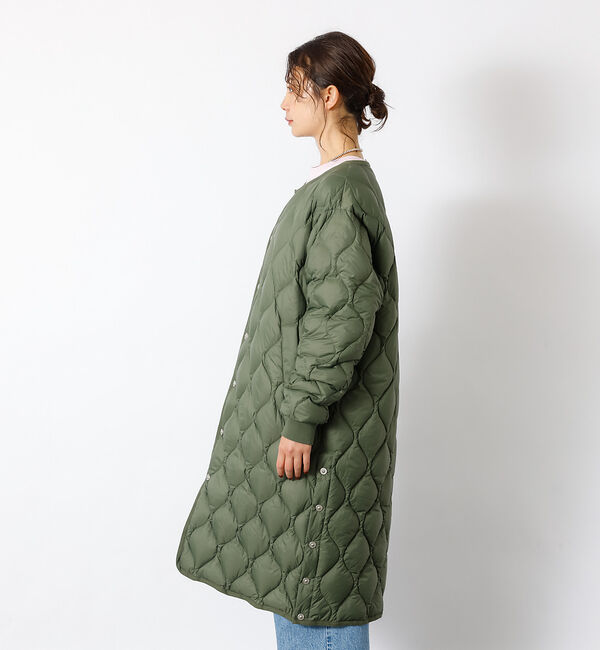 Rouge vif「【TAION / タイオン】ミリタリーオーバーサイズ クルーネック ダウンジャケ」|ダウン|