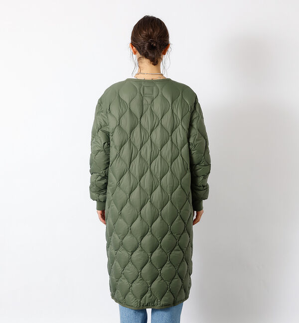 Rouge vif「【TAION / タイオン】ミリタリーオーバーサイズ クルーネック ダウンジャケ」|ダウン|