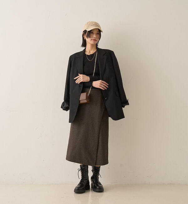 Rouge vif「【ENESS/エネス】9ホールレースアップブーツ」|ショートブーツ|