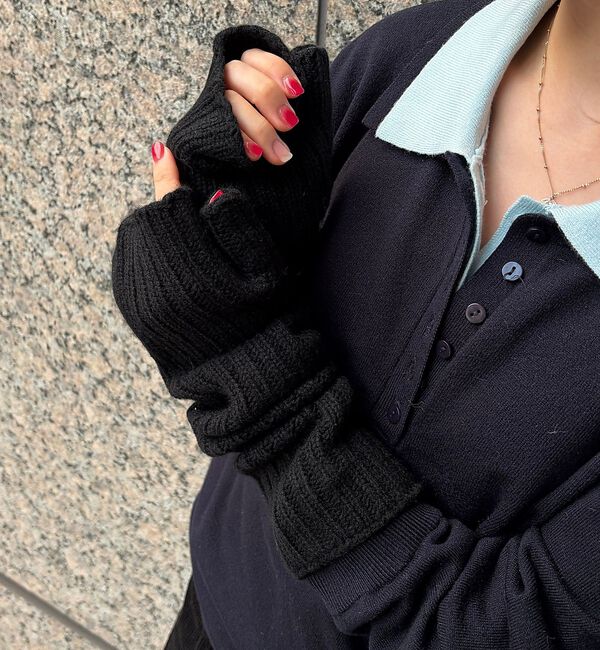 Rouge vif「【WILLIAM BRUNTON/ウィリアム ブラントン】リブロングリストウォー」|手袋|