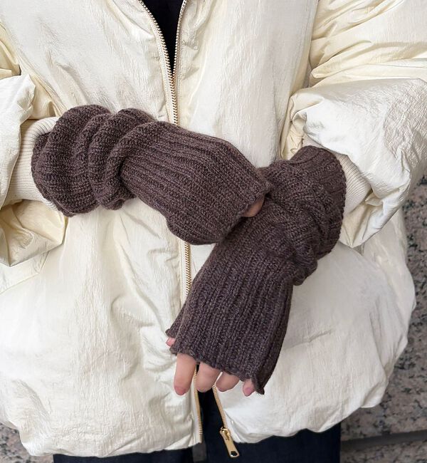 Rouge vif「【WILLIAM BRUNTON/ウィリアム ブラントン】リブロングリストウォー」|手袋|