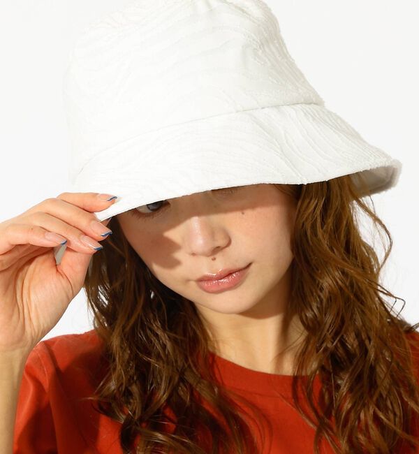 Rouge vif「【Ruben/ルーベン】ゼブラハット/ZEBRA PATERN HAT/RUS-」|その他|オフホワイト