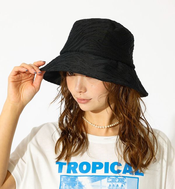 Rouge vif「【Ruben/ルーベン】ゼブラハット/ZEBRA PATERN HAT/RUS-」|その他|