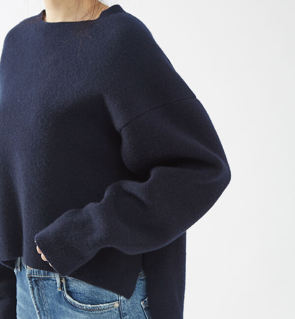 The Store by C' 「【COCUCA】クロップニットプルオーバー」|ニット・セーター|