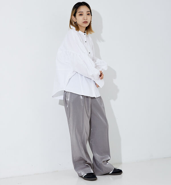 NOMINE「サテンパンツ」|スラックス|