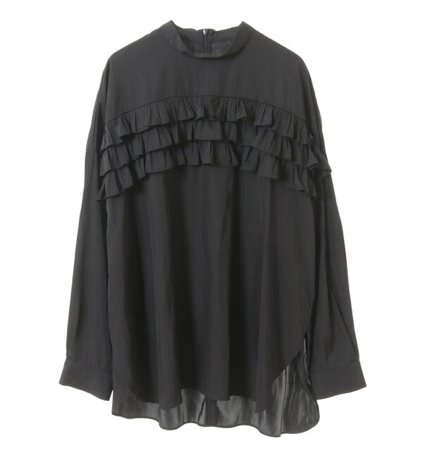 TIARA「ラインフリルブラウス」|シャツ・ブラウス|