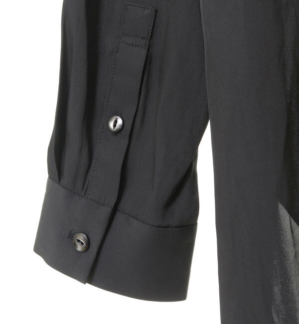 TIARA「ラインフリルブラウス」|シャツ・ブラウス|