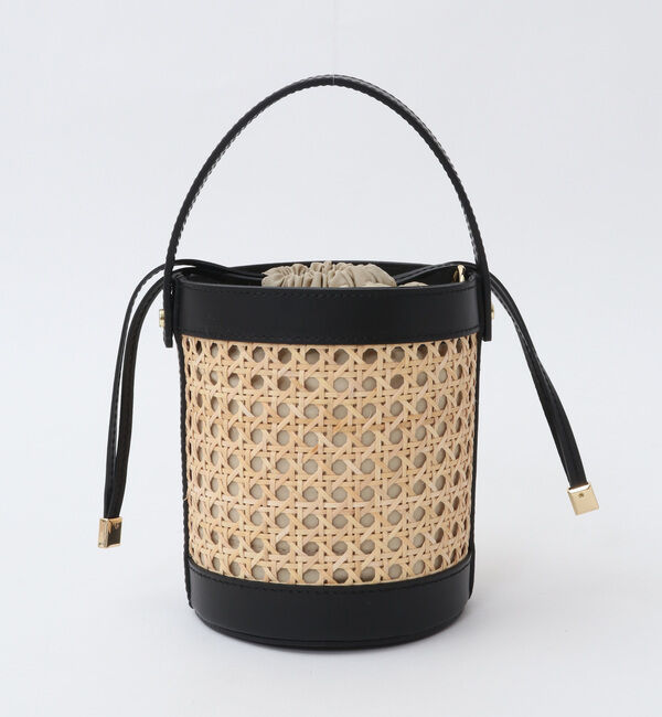  「【ANDREA CARDONE/アンドレアカルドネ】筒形ハンドバッグ」|ハンドバッグ|ブラック