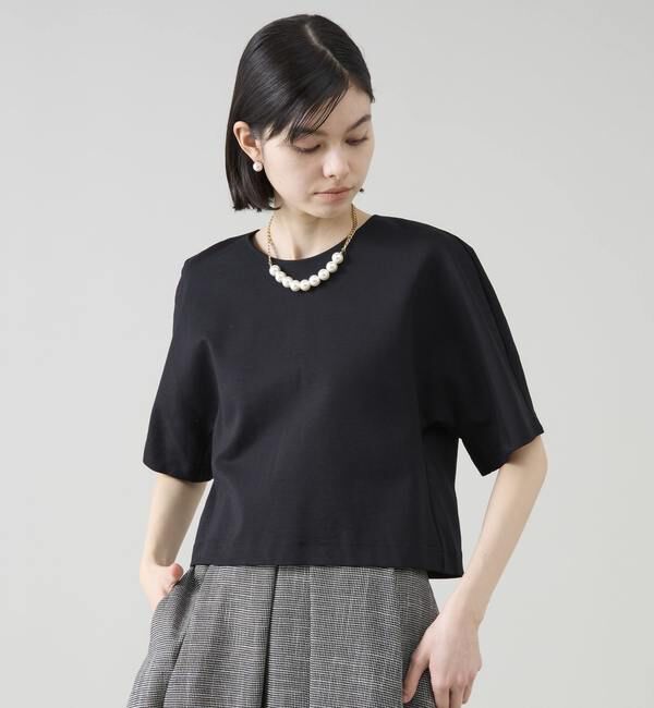 TIARA「ボクシーショートトップス」|Tシャツ・カットソー|