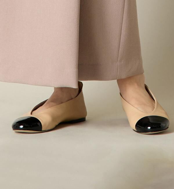 Liesse「CORSO ROMA 9/コルソローマ】バレーシューズ(08AKA 501)」|バレエシューズ|キャメル