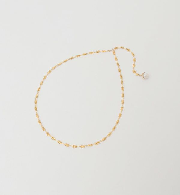 Liesse「【EO/イオ】Pearl point design chain lariat necklace(EO24AW-27)」|ネックレス|