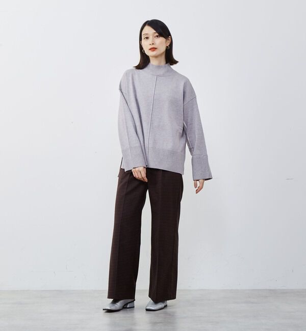 Soffitto「《定番》ライン入りハイネックニット」|ニット・セーター|