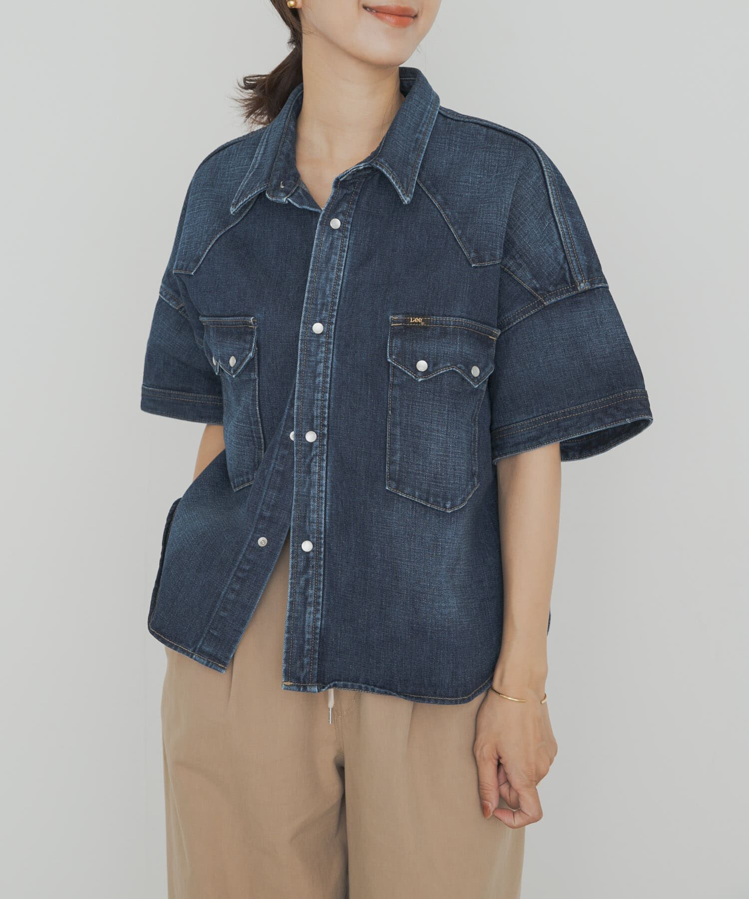 URBAN RESEARCH DOORS「『別注』Lee101&times;DOORS　SHORT SHIRTS」|シャツ・ブラウス|