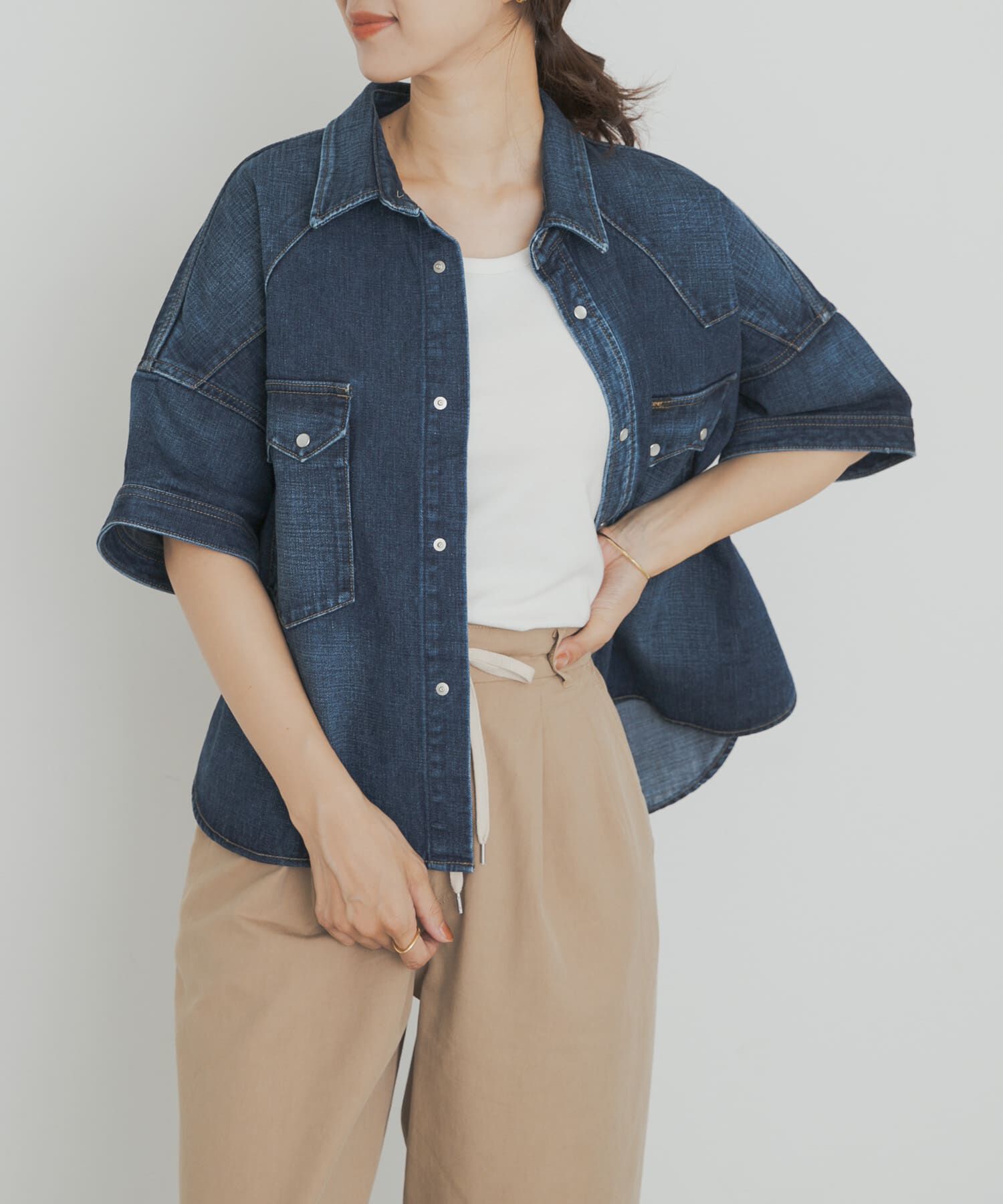 URBAN RESEARCH DOORS「『別注』Lee101&times;DOORS　SHORT SHIRTS」|シャツ・ブラウス|