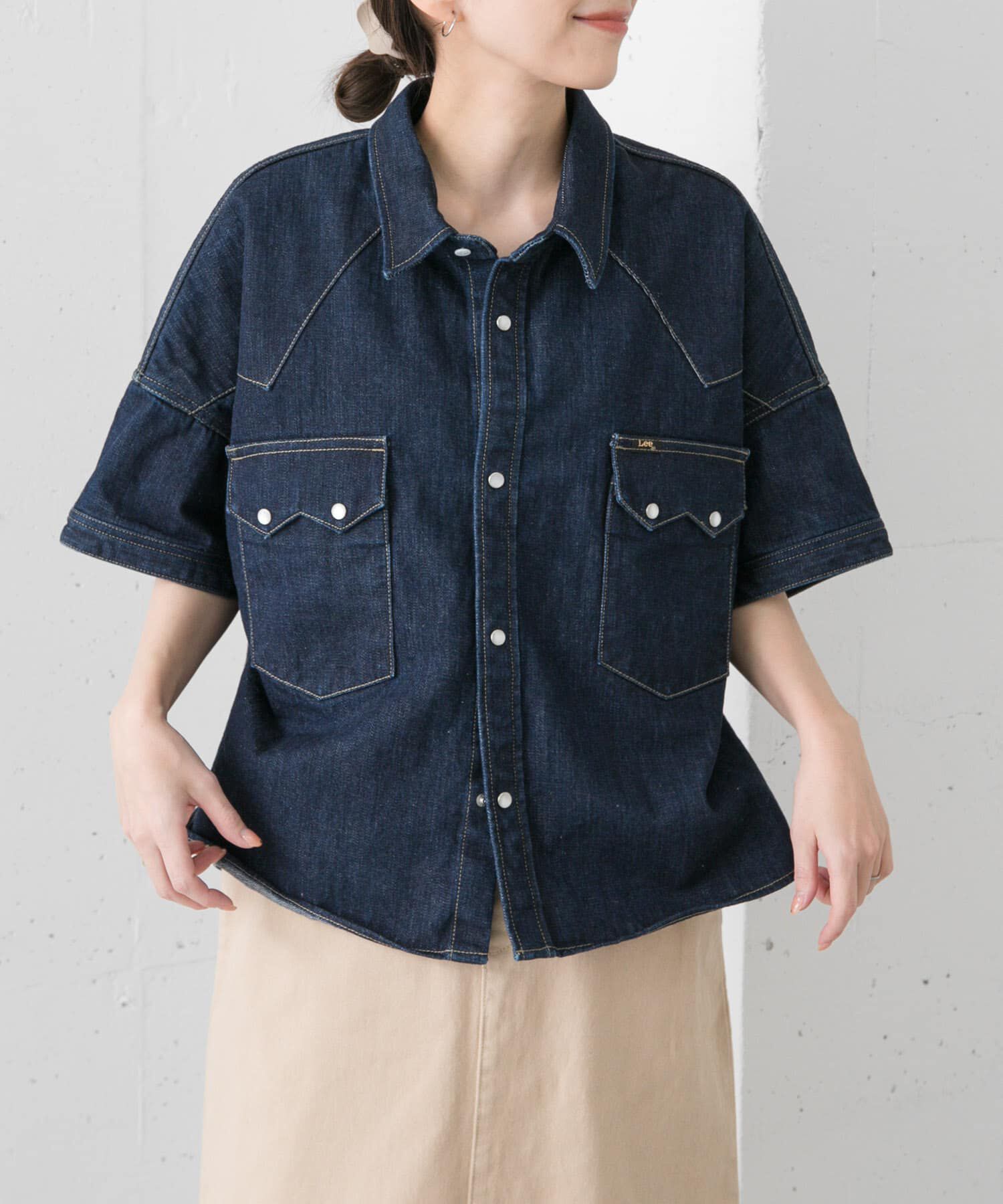 URBAN RESEARCH DOORS「『別注』Lee101&times;DOORS　SHORT SHIRTS」|シャツ・ブラウス|