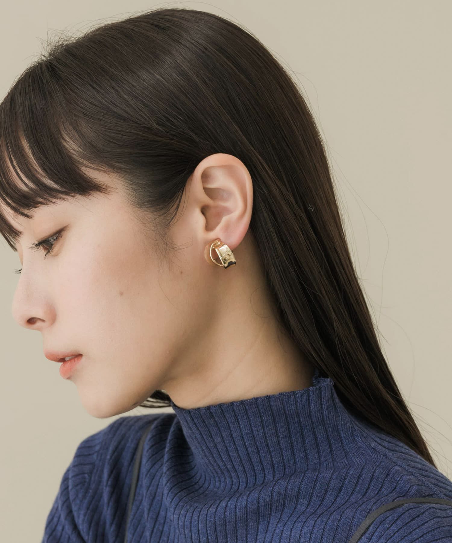 SMELLY「ツインラインメタルイヤリング」|イヤリング|