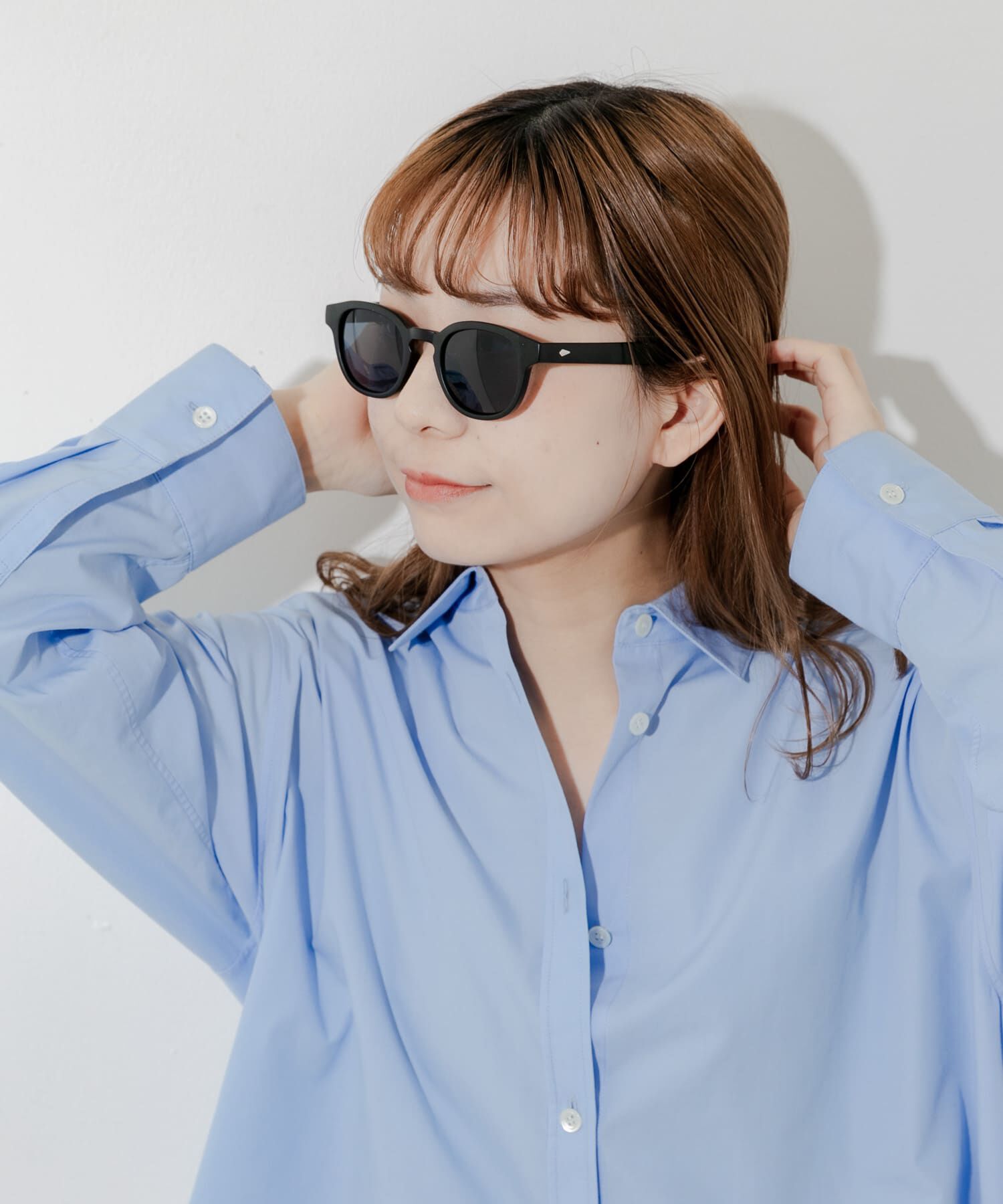 SMELLY「ウェリントンマットサングラス」|メガネ|