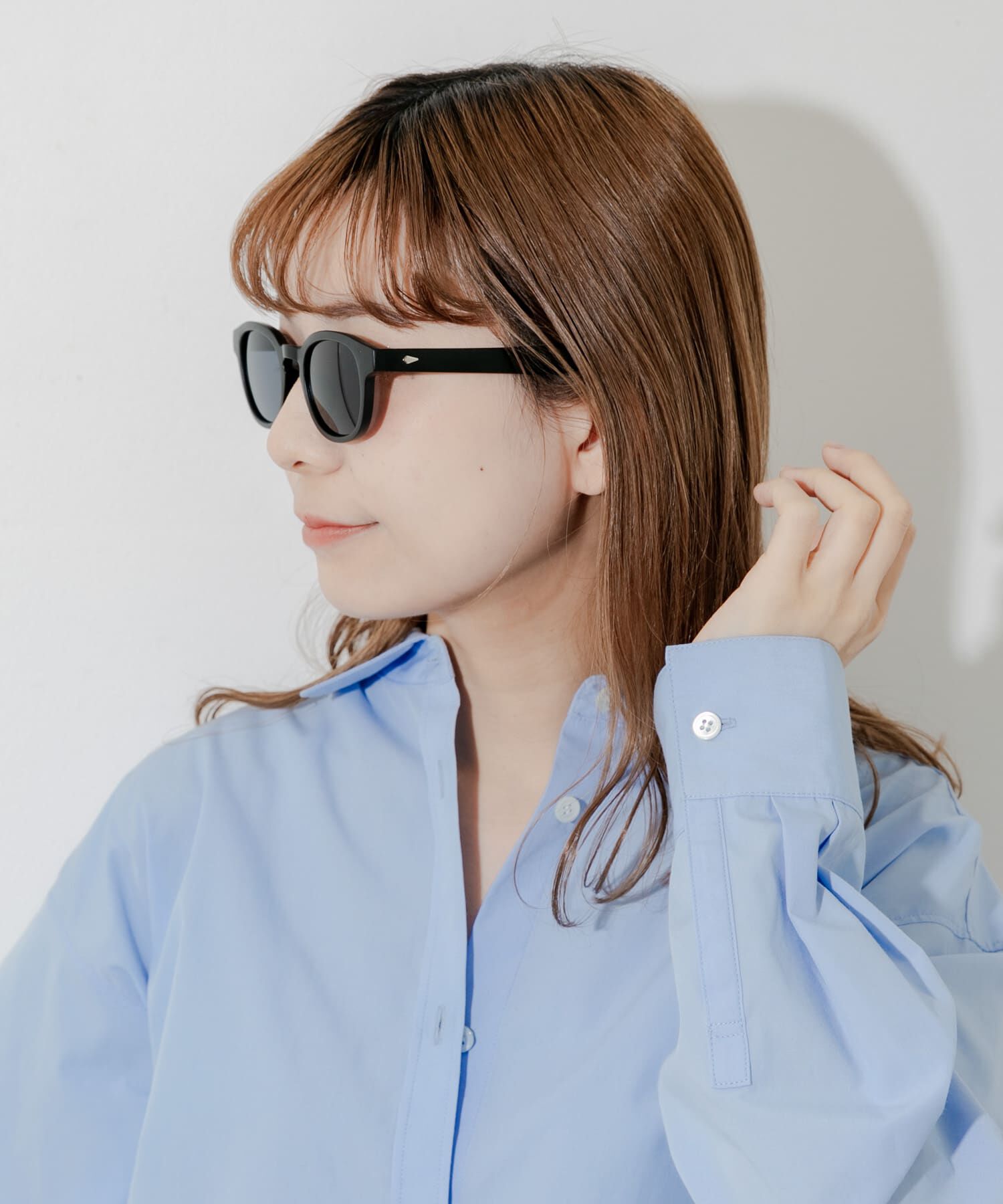 SMELLY「ウェリントンマットサングラス」|メガネ|