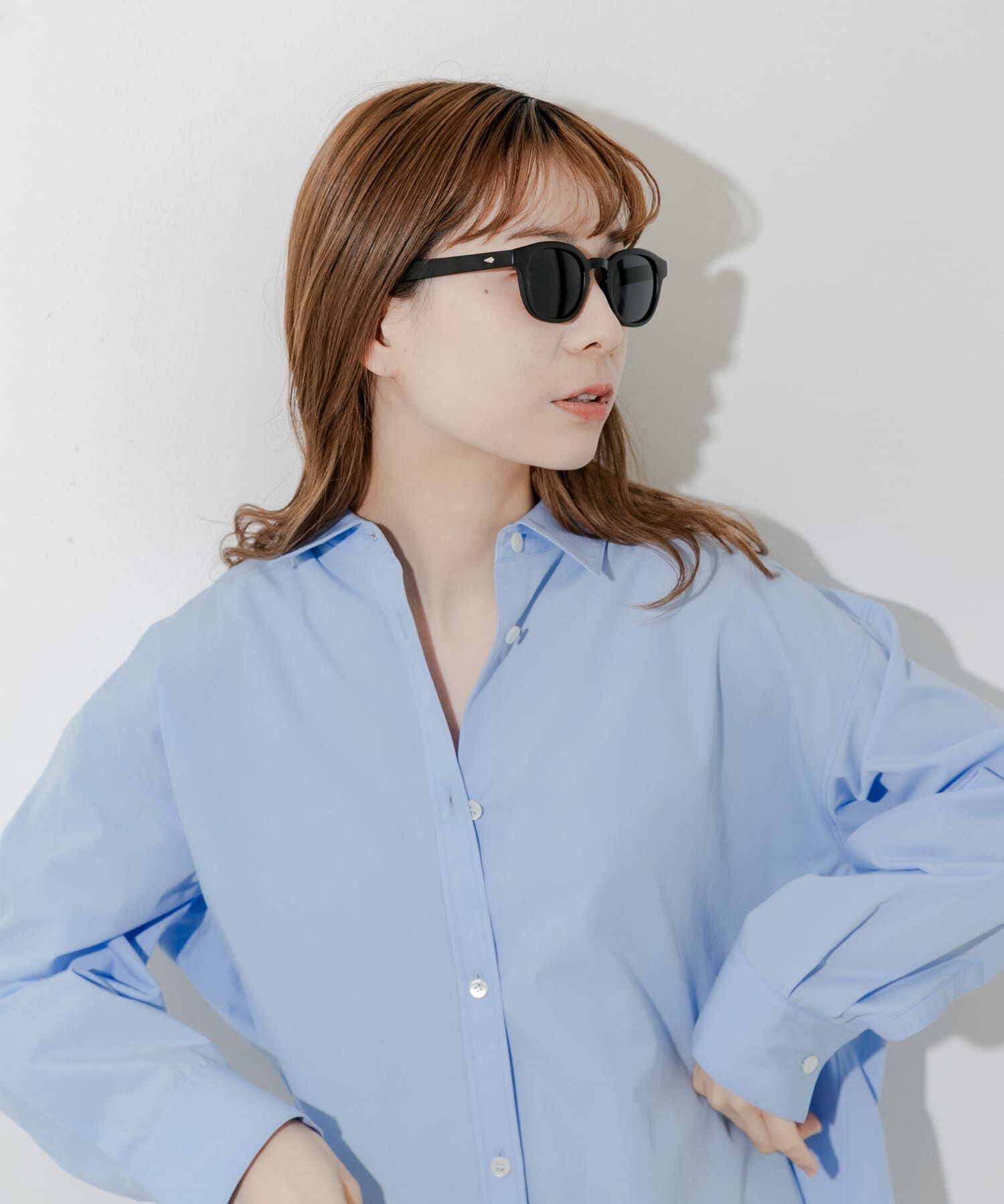 SMELLY「ウェリントンマットサングラス」|メガネ|