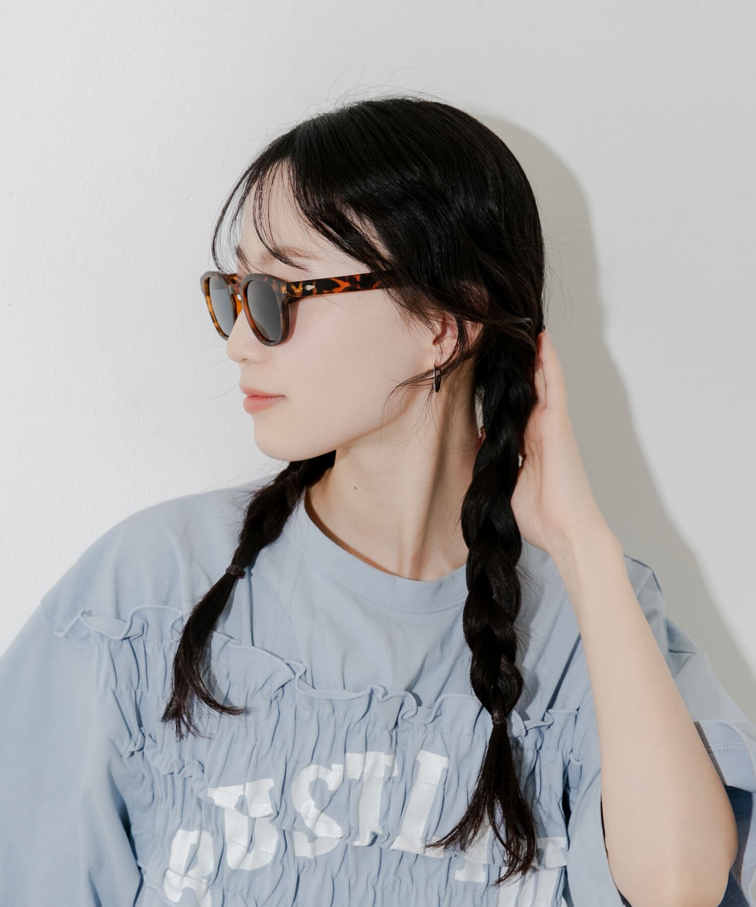 SMELLY「ウェリントンマットサングラス」|メガネ|