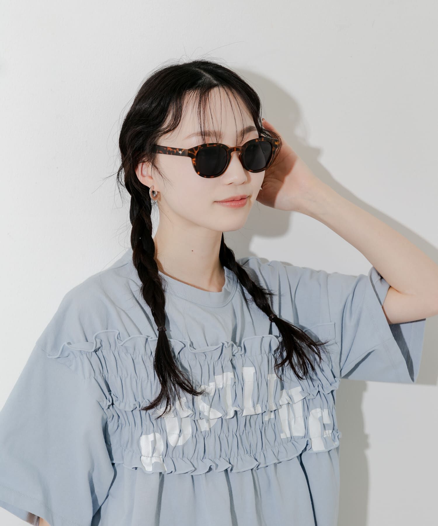 SMELLY「ウェリントンマットサングラス」|メガネ|