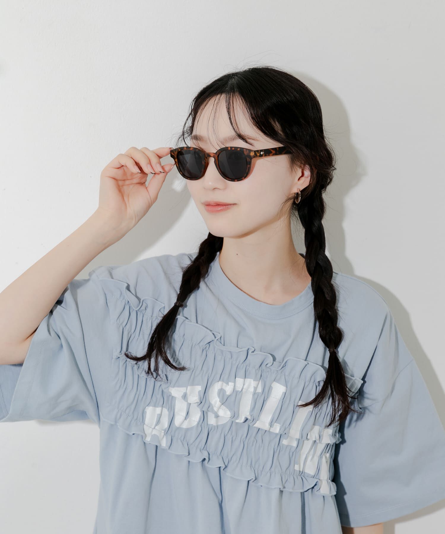 SMELLY「ウェリントンマットサングラス」|メガネ|