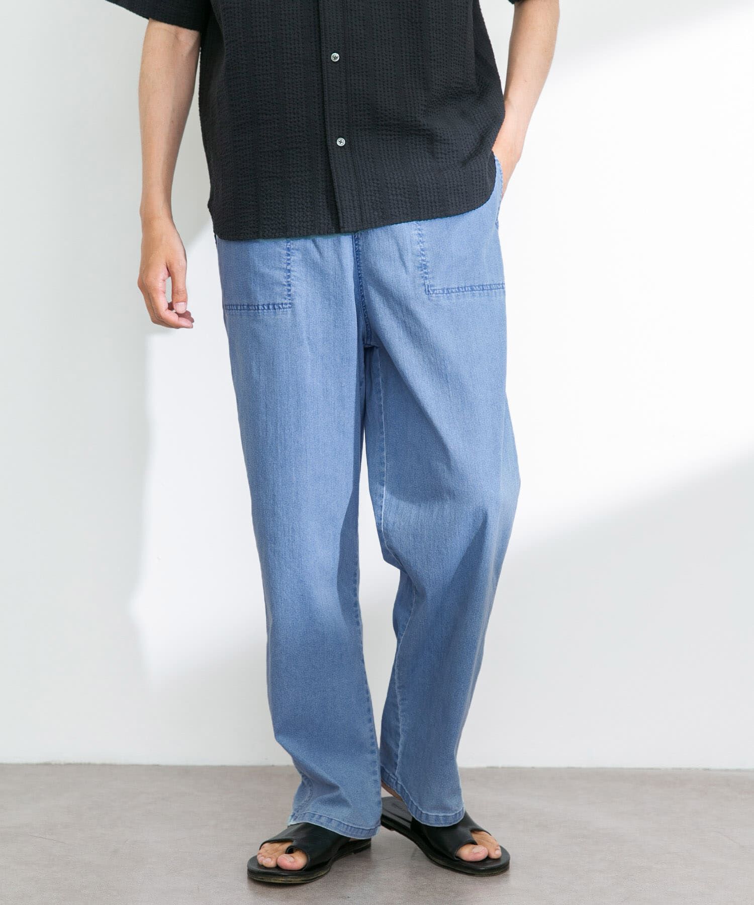 Sonny Label 「接触冷感デニムイージーパンツ」|その他|