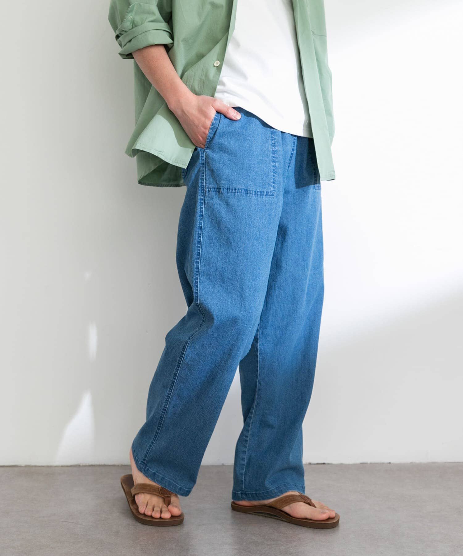 Sonny Label 「接触冷感デニムイージーパンツ」|その他|