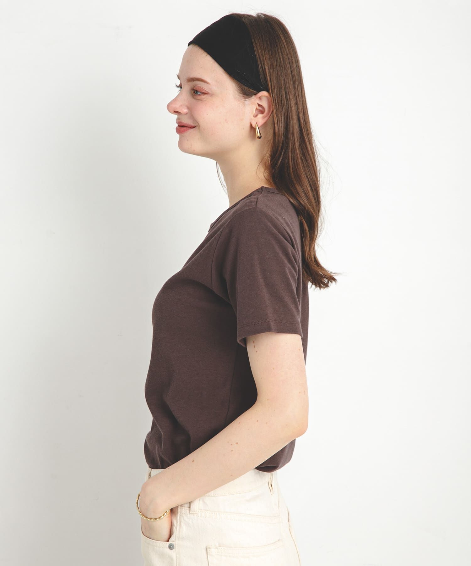 Sonny Label 「オーガニックコットンコンパクトスムースTシャツ」|Tシャツ・カットソー|