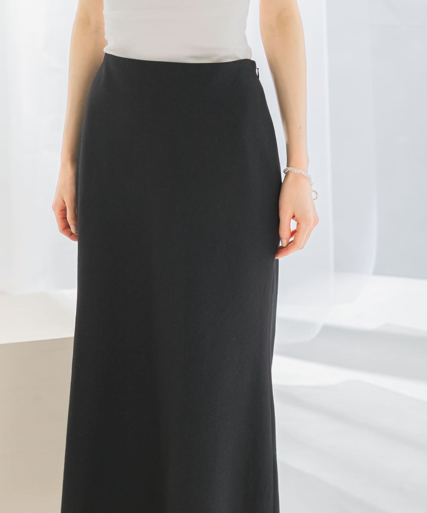 URBAN RESEARCH ROSSO「接触冷感リネン混バイヤススカート」|スカート|