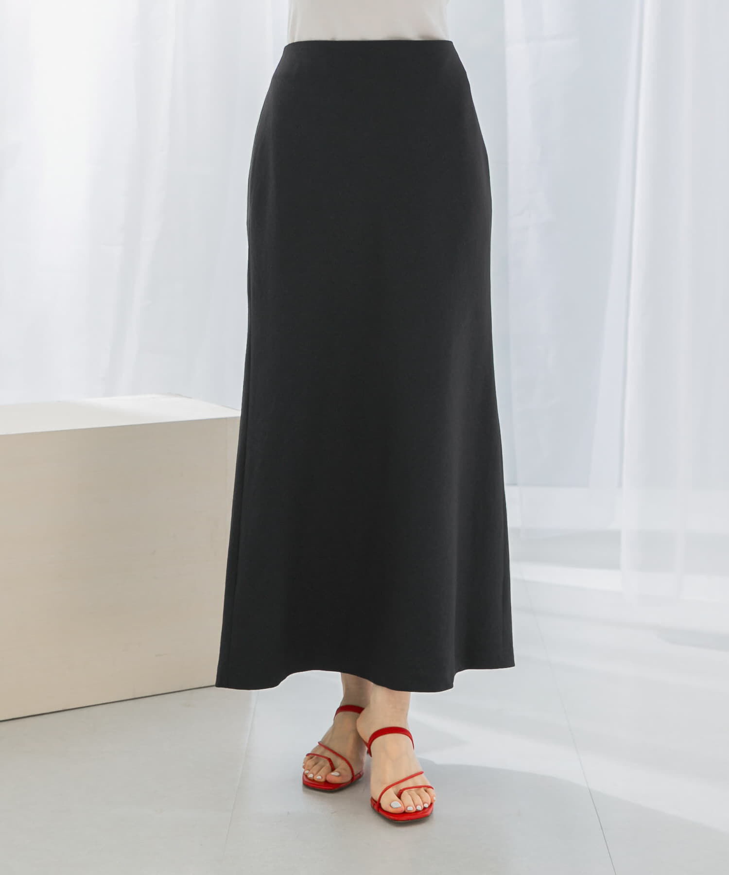 URBAN RESEARCH ROSSO「接触冷感リネン混バイヤススカート」|スカート|