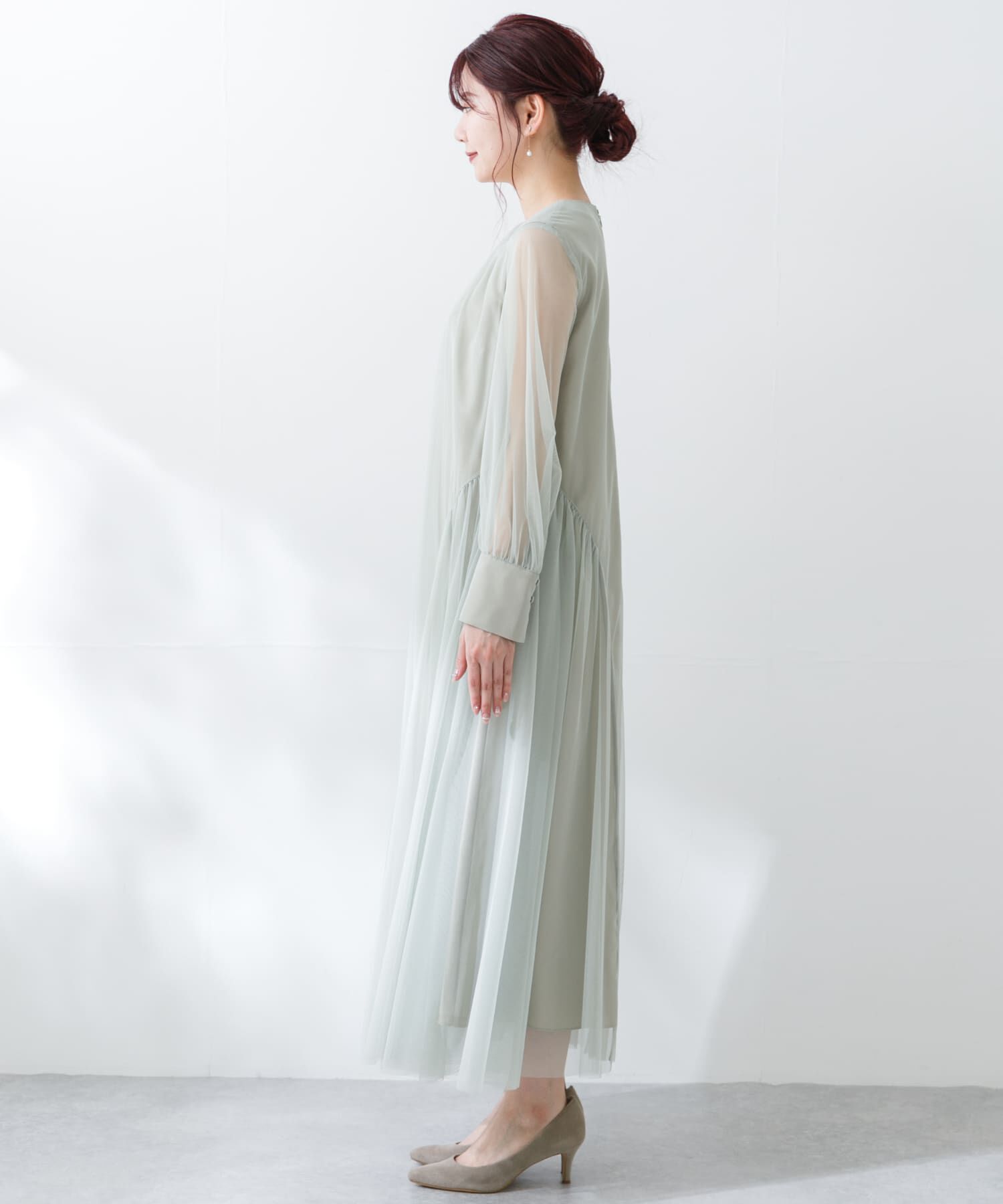 URBAN RESEARCH ROSSO「チュールシアードレス」|ワンピース|