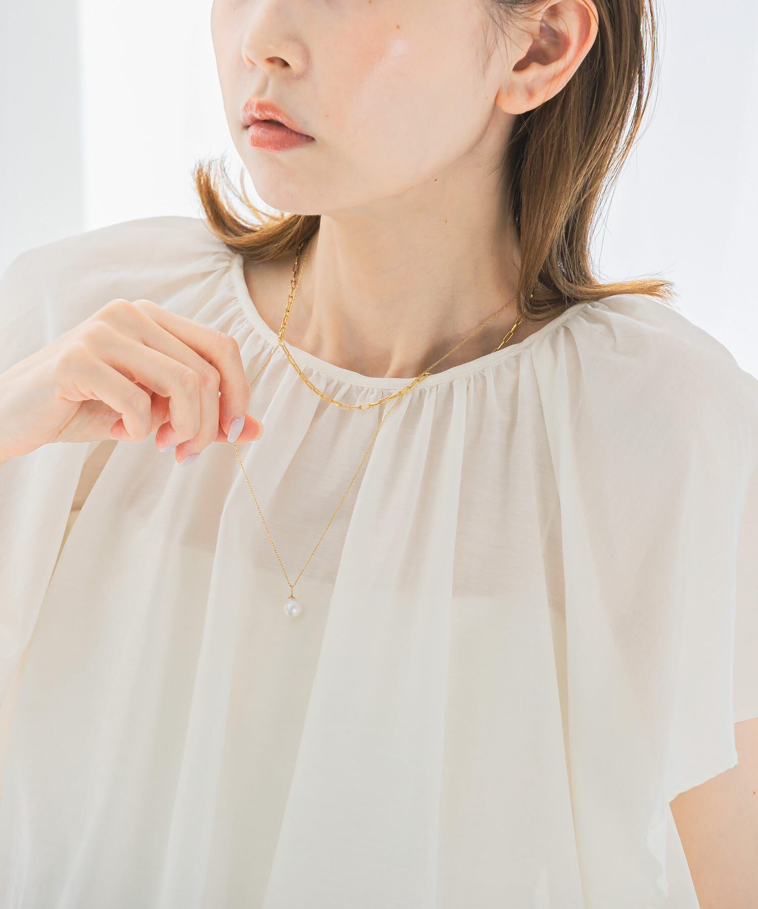 URBAN RESEARCH ROSSO「Favorible　Chain Layered Necklace」|ネックレス|