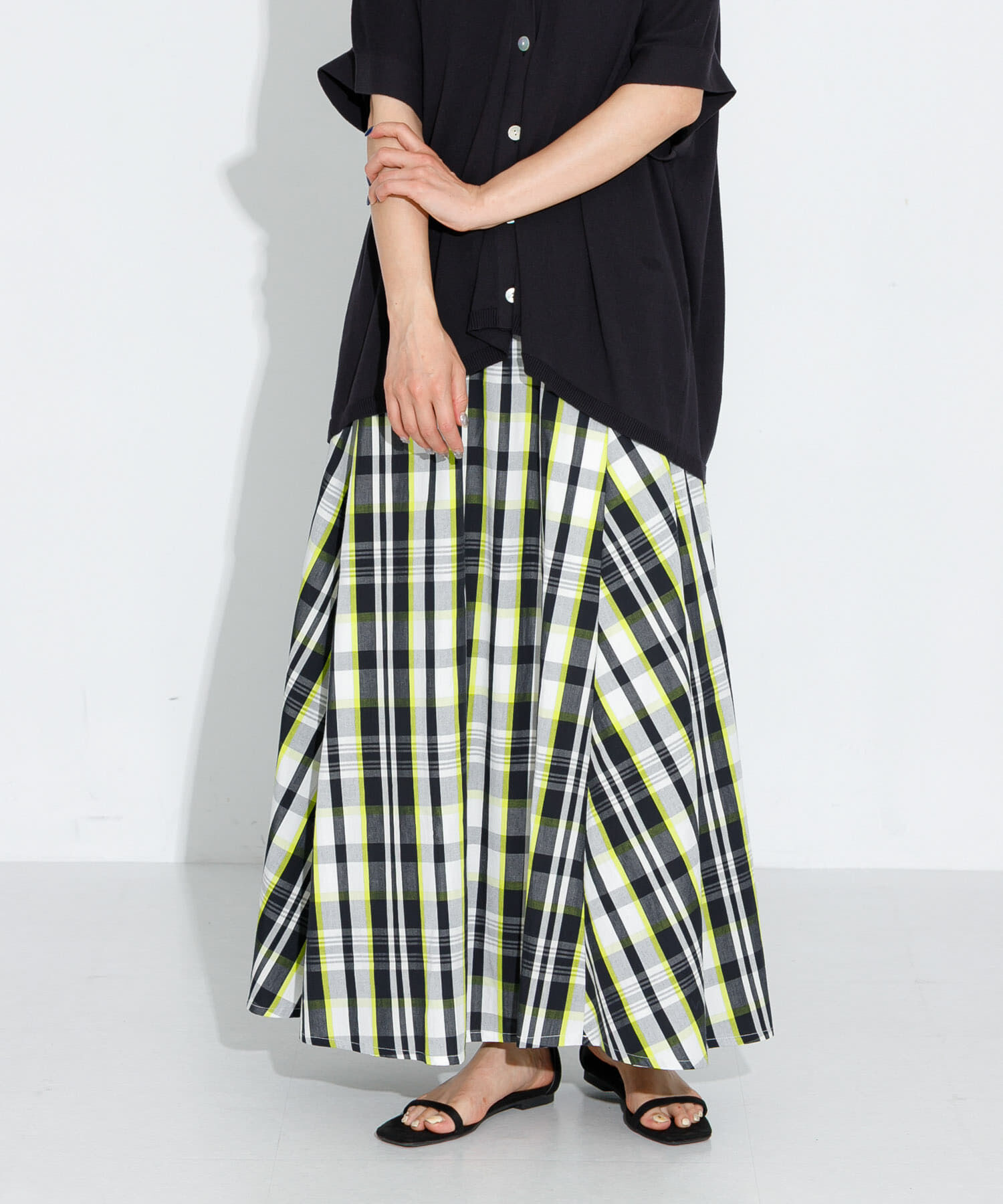 Sonny Label 「マルチチェックカラースカート」|スカート|