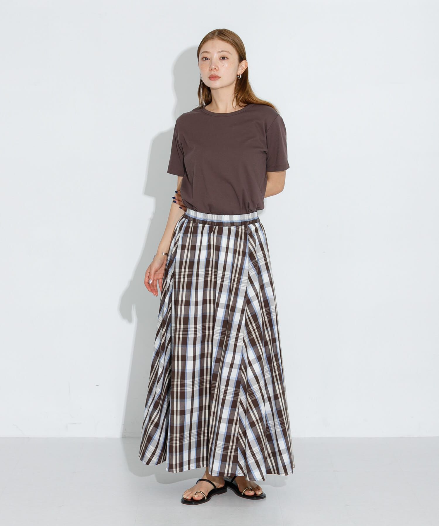 Sonny Label 「マルチチェックカラースカート」|スカート|