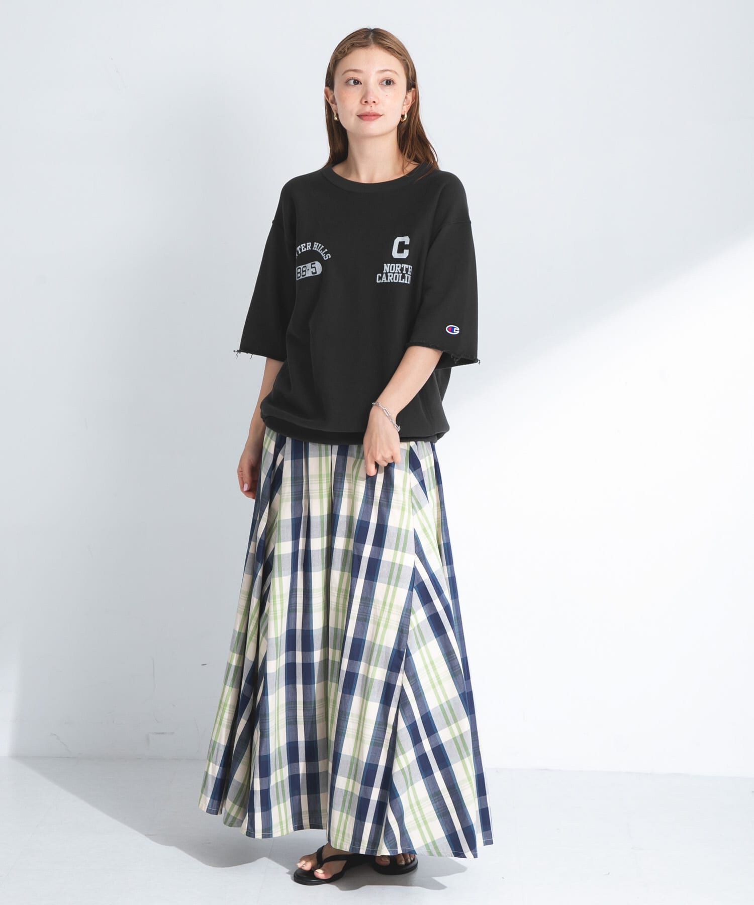 Sonny Label 「マルチチェックカラースカート」|スカート|