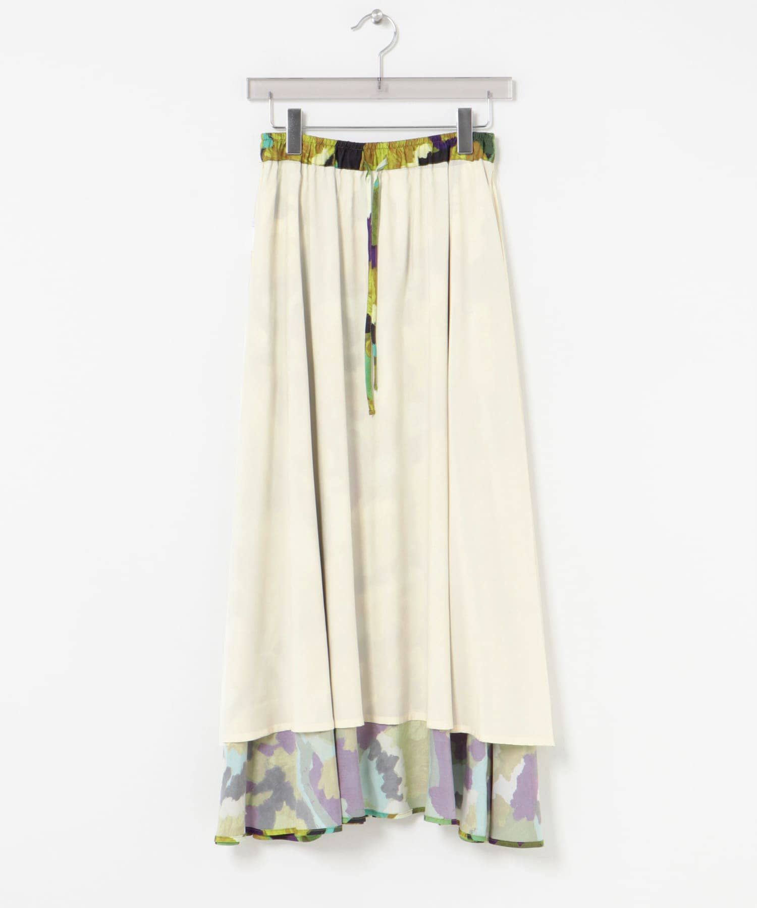 URBAN RESEARCH「『WEB限定』アートフラワープリントギャザースカート」|スカート|