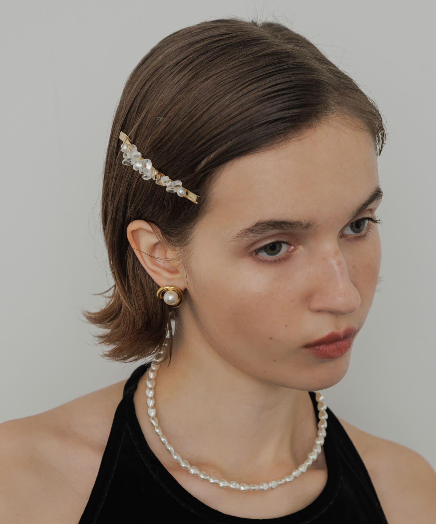 SMELLY「クリアパーツ3セットヘアピン」|その他|