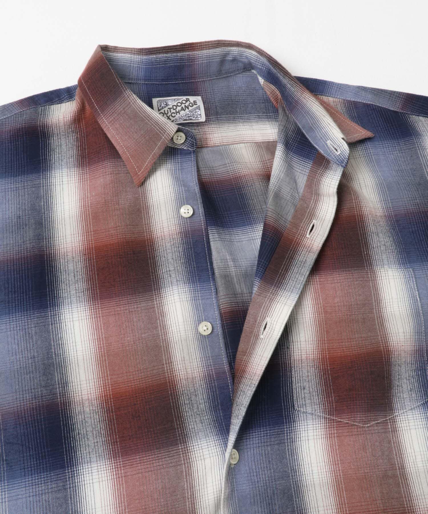 URBAN RESEARCH「『別注』OUTDOOR EXCHANGE&times;URBAN RESEARCH　シャギーチェックシャツ」|シャツ・ブラウス|