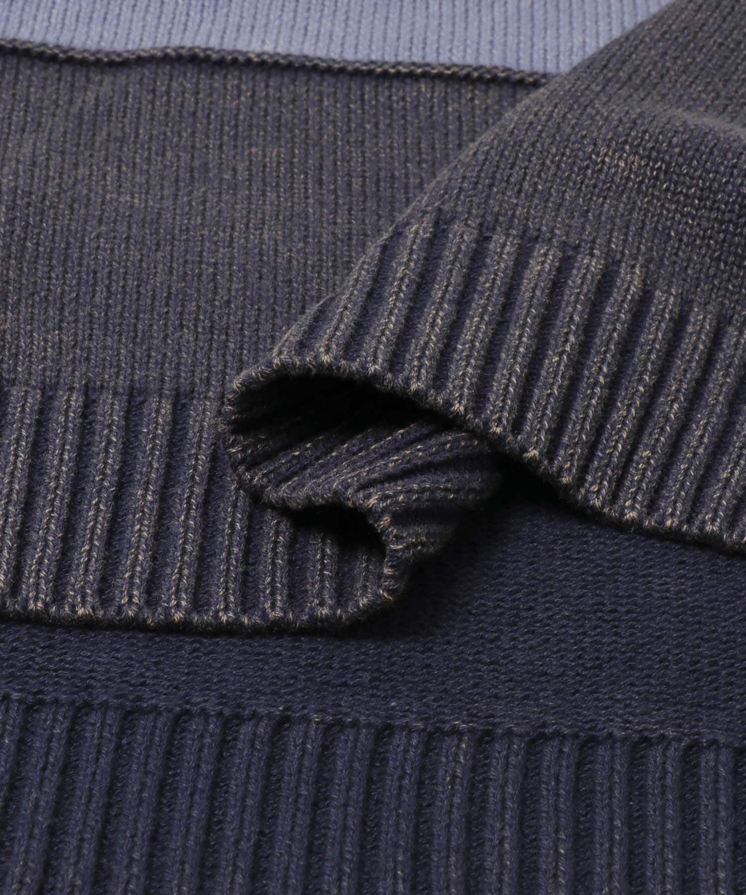 Sonny Label 「ピグメントパネルボーダーニット」|ニット・セーター|