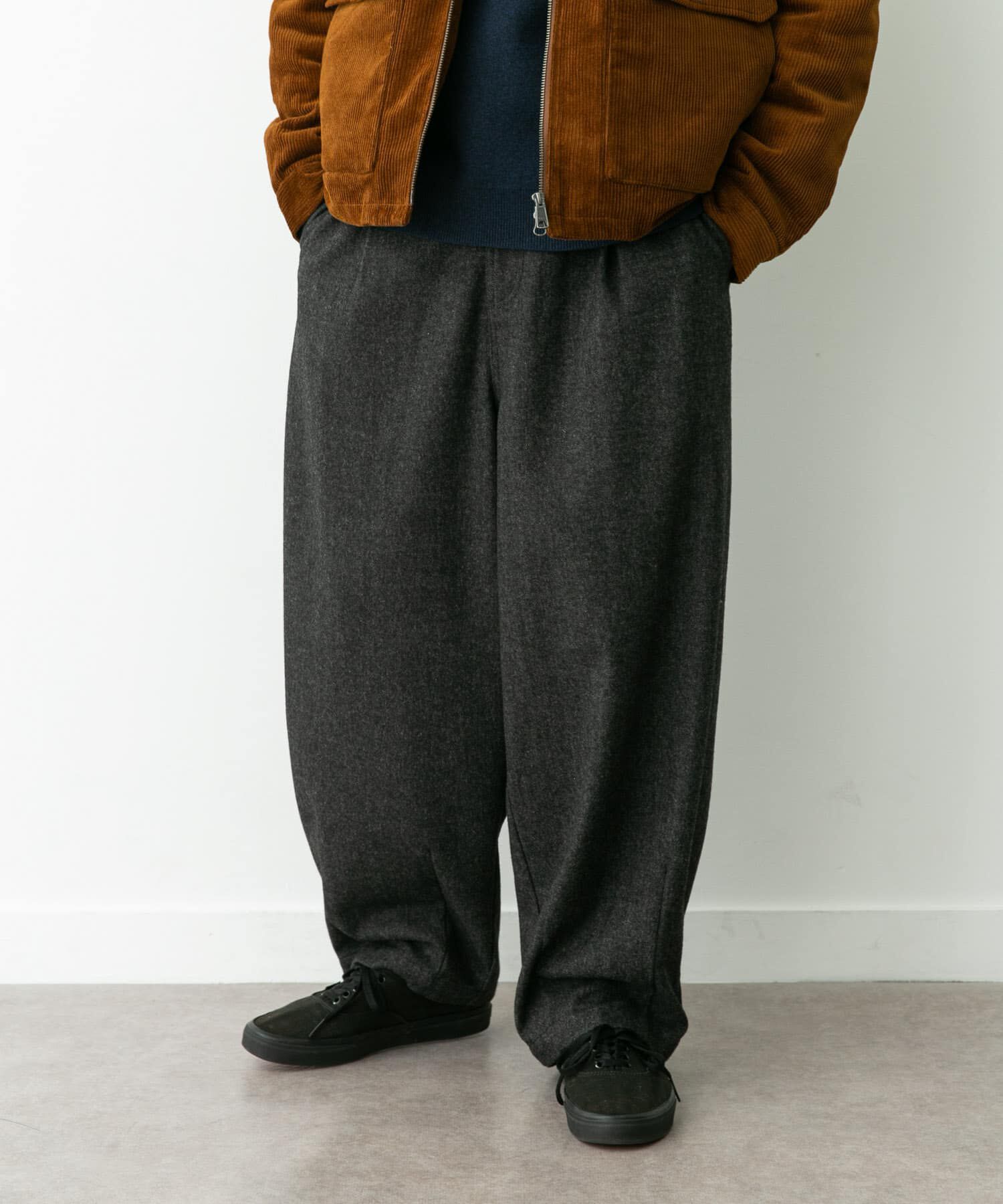 Sonny Label 「ウール混バルーンパンツ」|その他|チャコールグレー