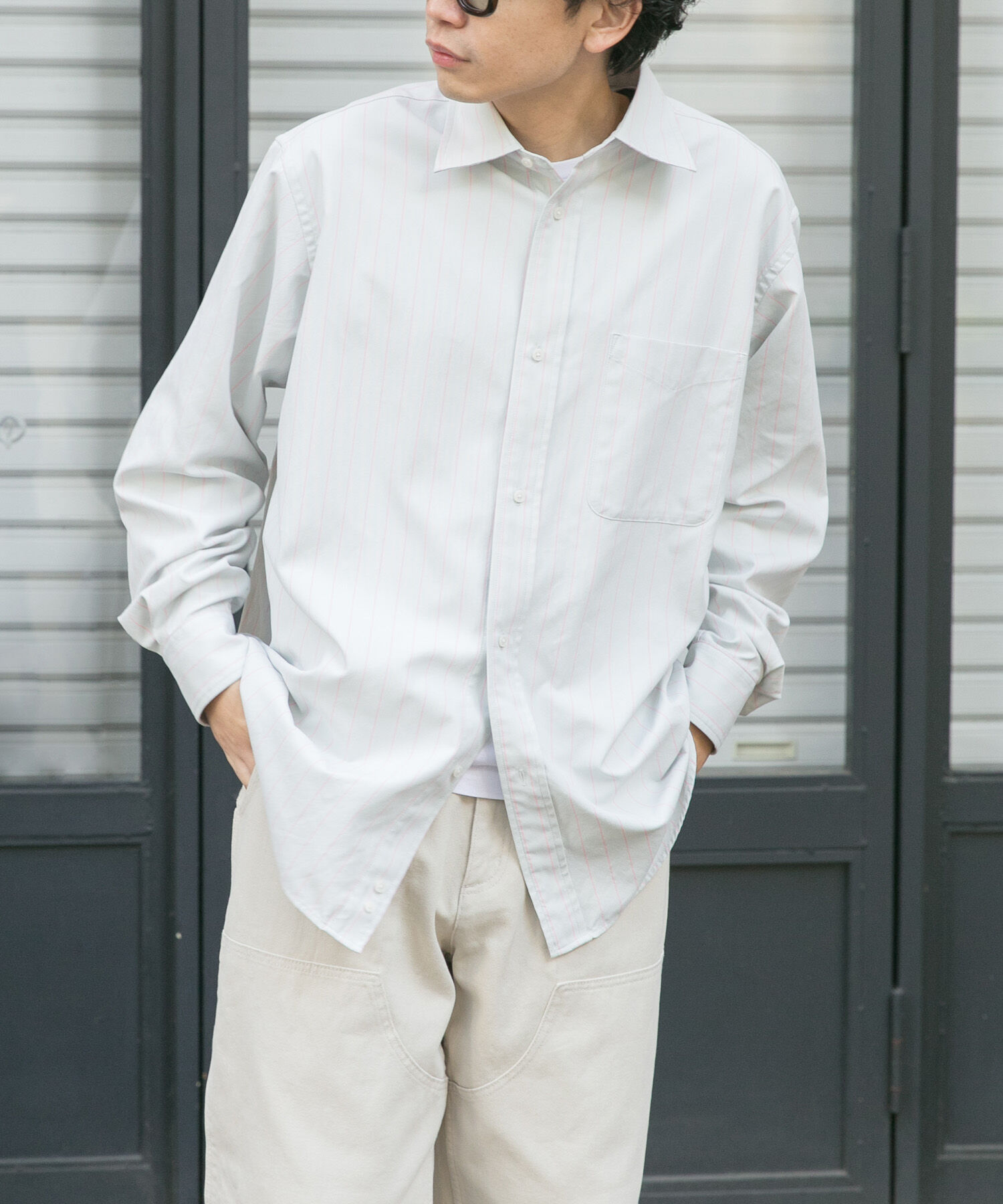 URBAN RESEARCH DOORS「FORK&SPOON　PEオックスシャツ」|シャツ・ブラウス|