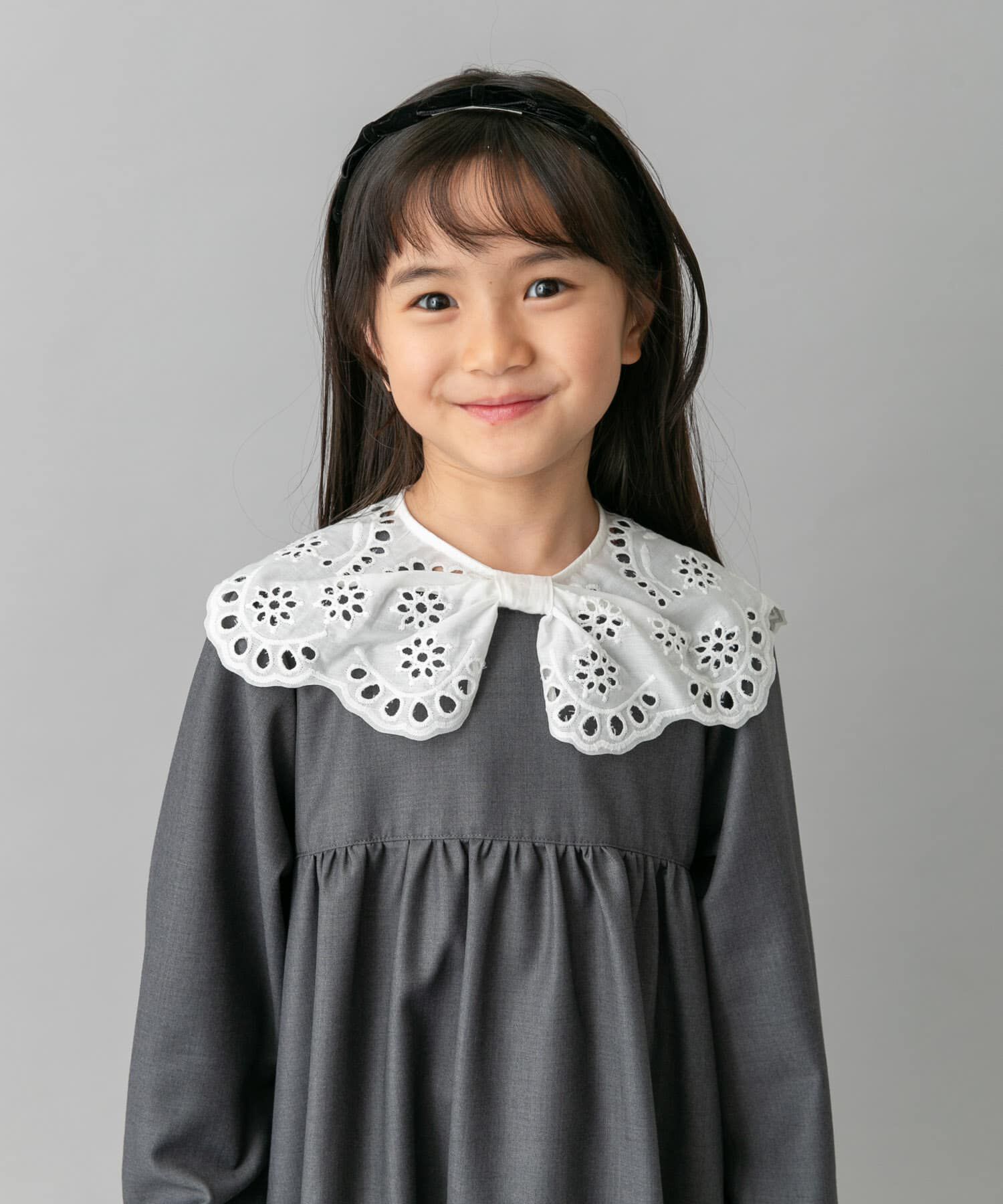 URBAN RESEARCH DOORS「スカラーレース襟ワンピース(KIDS)」|ワンピース|