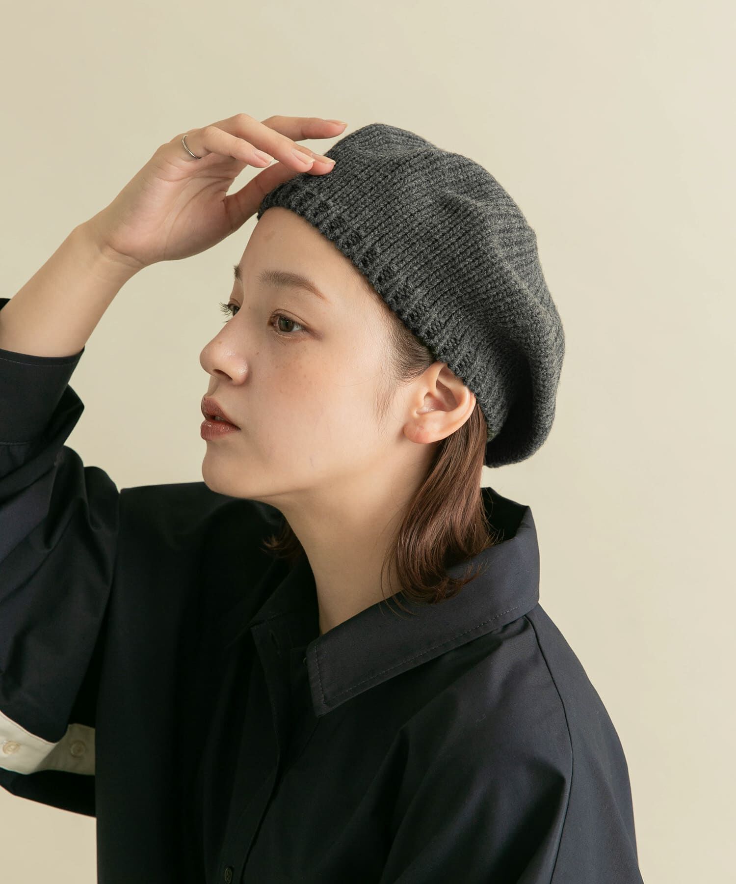  「ニットベレー帽」|ハンチング・ベレー帽|