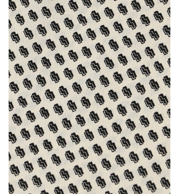 le.coeur blanc「《手洗い可能》キカプリントスカーフタイブラウス」|シャツ・ブラウス|