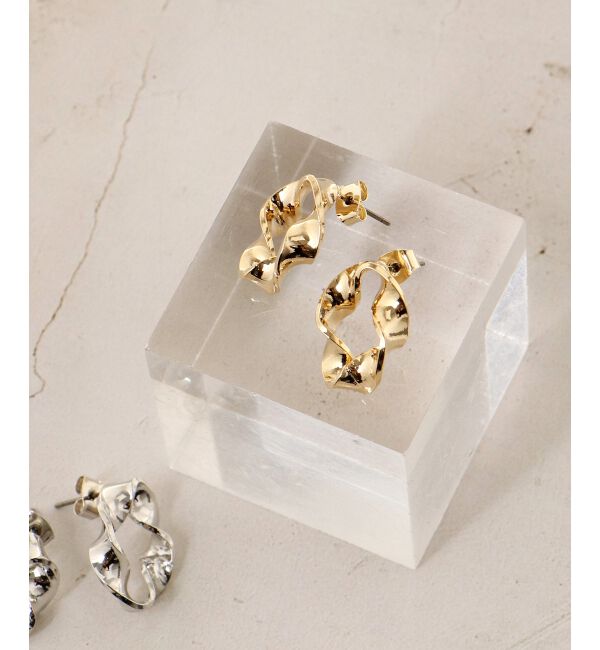 le.coeur blanc「ニュアンスサークルピアス」|ピアス|