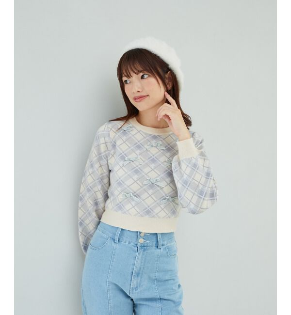 MAJESTICLEGON「ふわふわパールベレー帽」|ハンチング・ベレー帽|